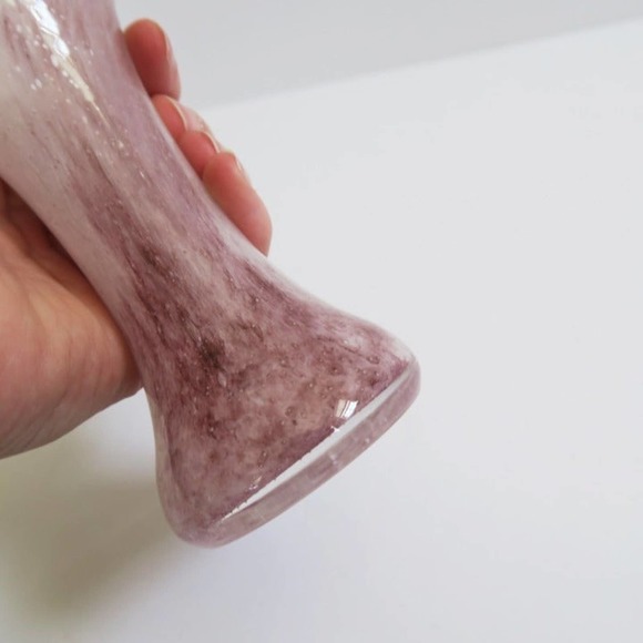 Mini Hand Blown Glass Vase Home Decor Makeup Brush - Picture 7 of 8